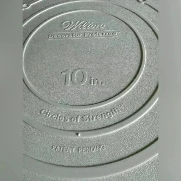 COPY - Wilton vintage acrylique  cake stand 10 inches - Picture 3 of 5